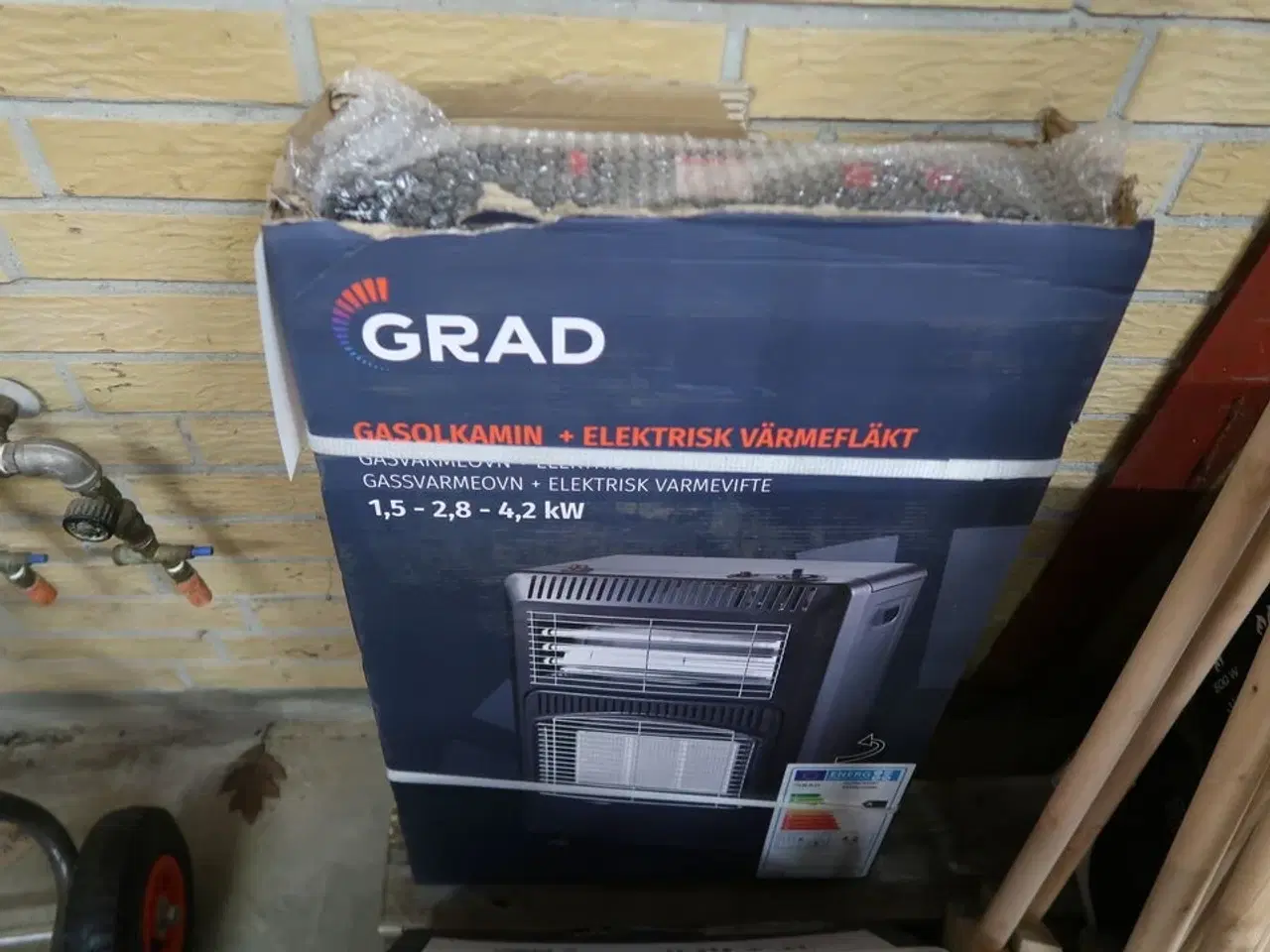 Billede 4 - Gasvarmeovn m/blæser 4,2 kW - Grad
