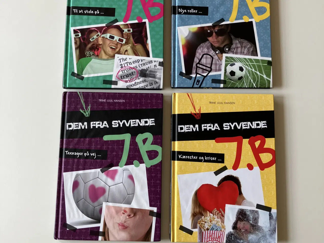 Billede 1 - Dem fra syvende 1-4 (4 bøger). Af Trine Juul Hanse