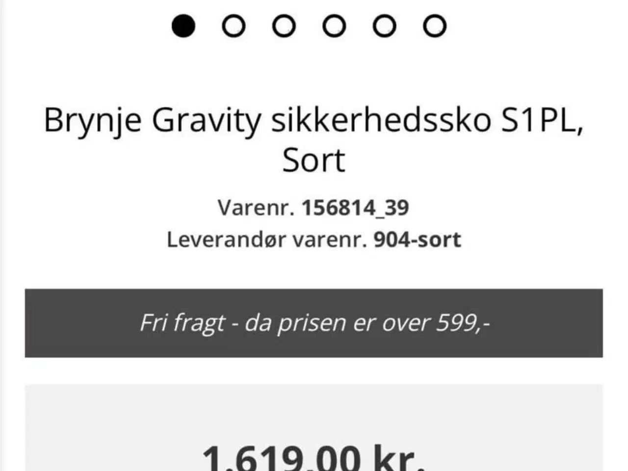 Billede 4 - Sikkerhedssko helt nye