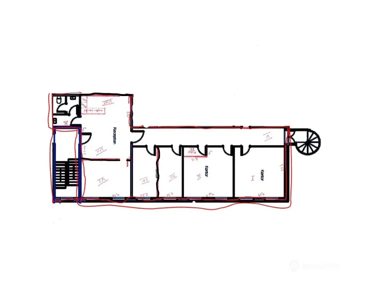 Billede 9 - Kontor med god indretning