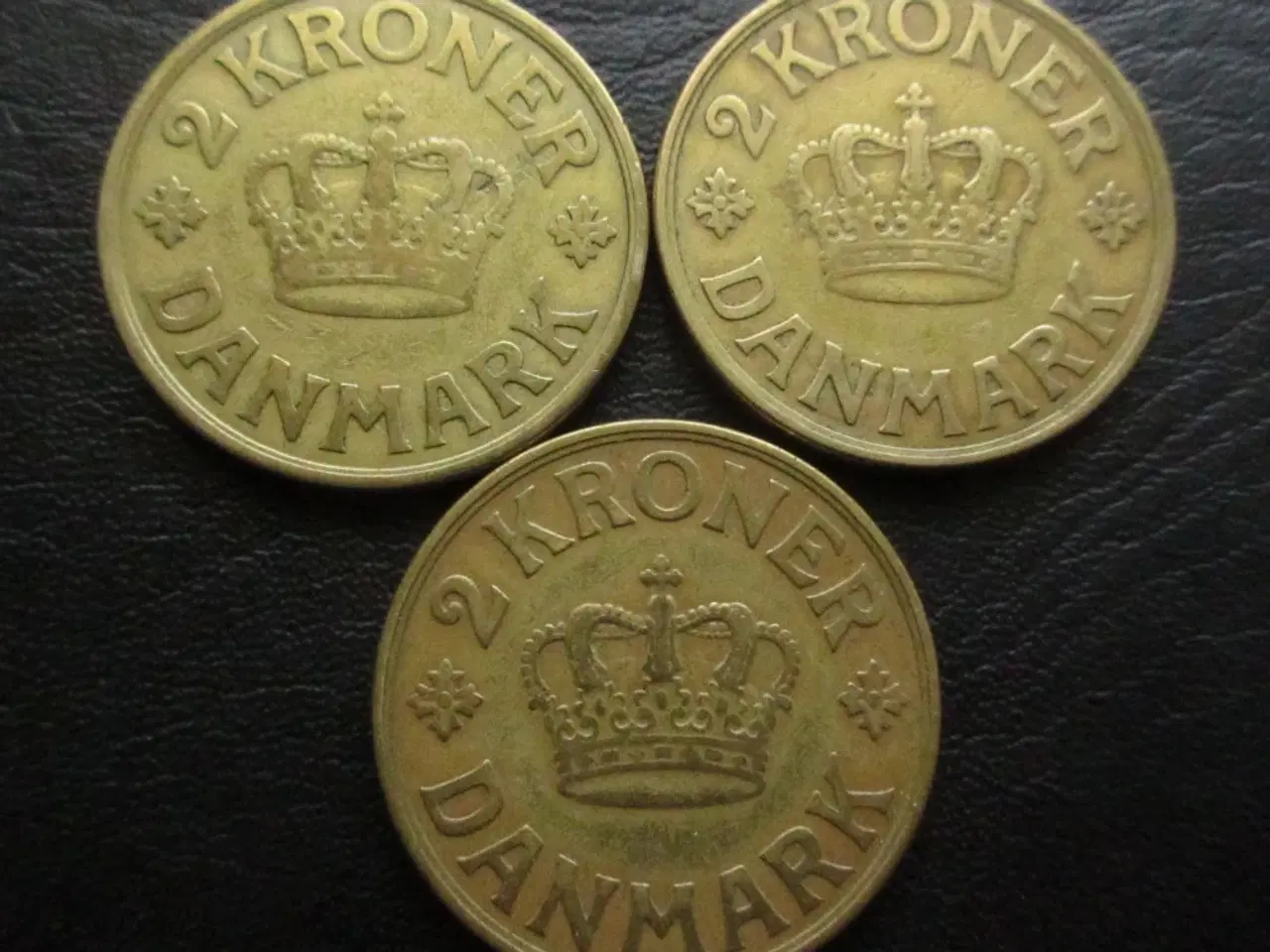 Billede 9 - 1 og 2 kr 1924-1941 komplet sæt inkl. 1 kr 1924