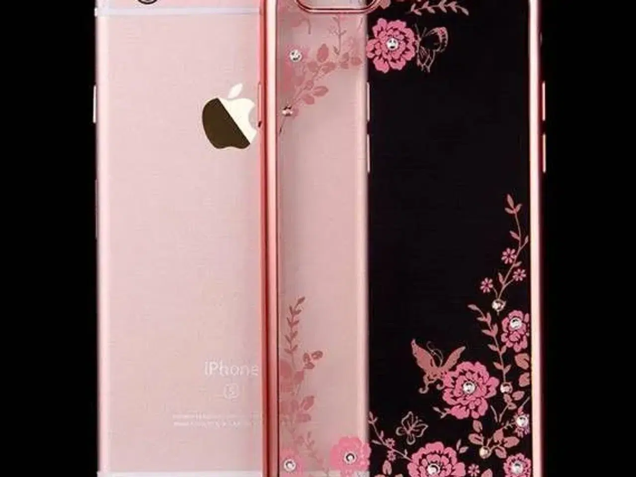 Billede 14 - Silikone cover med similisten blomster til iPhone 