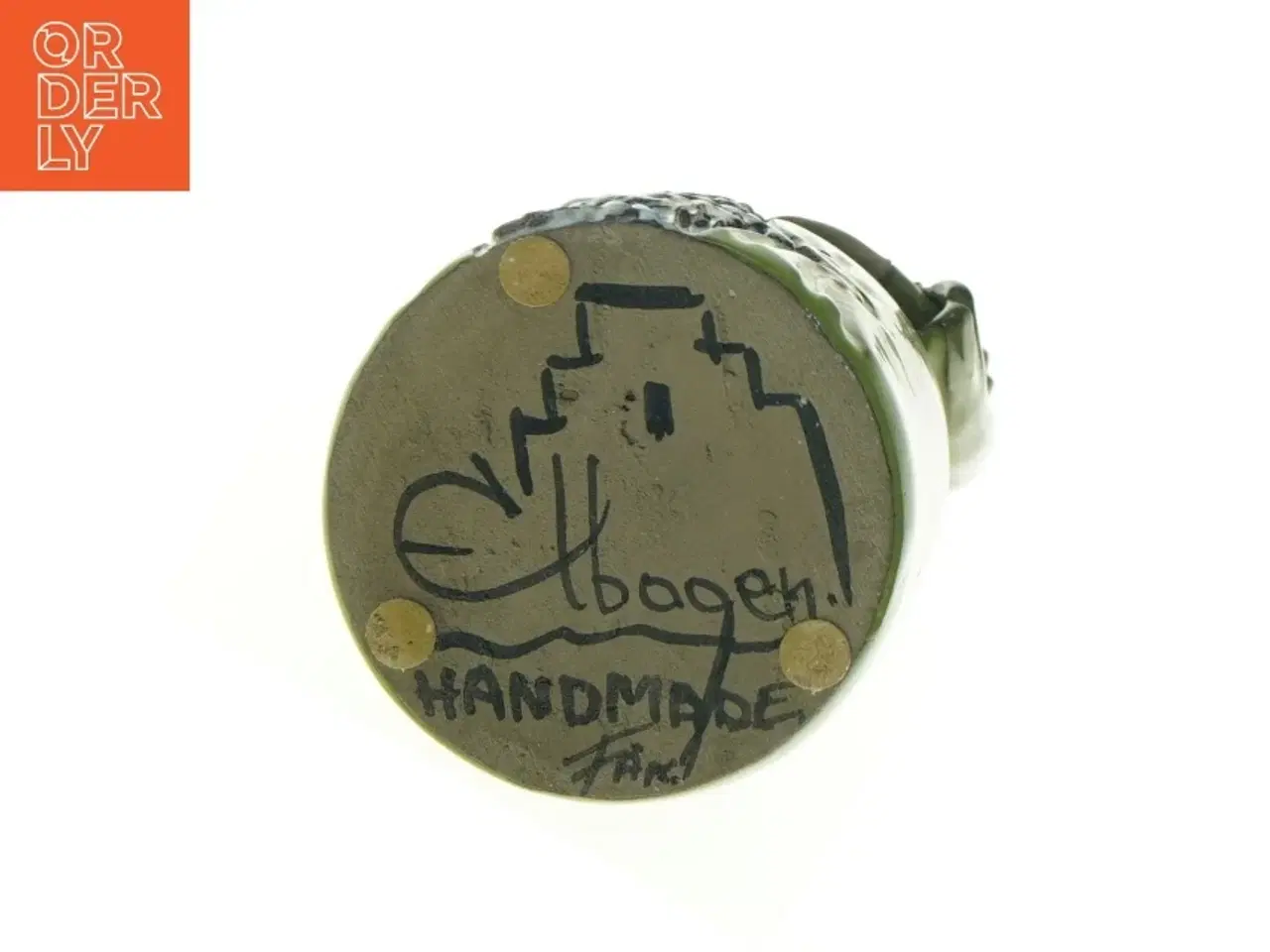 Billede 3 - Keramikfigur, kvinde (str. 27 x 9 cm)