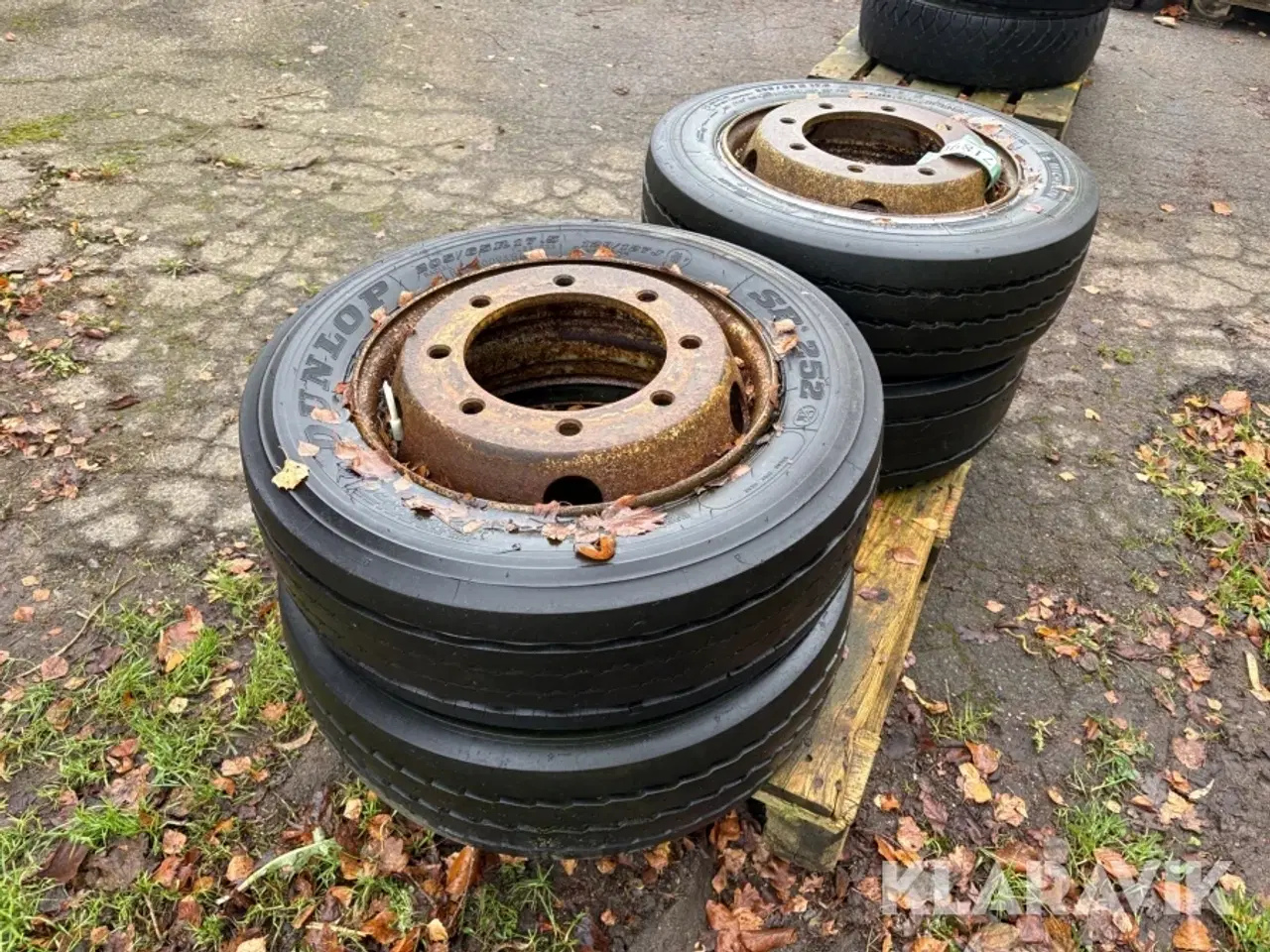 Billede 3 - Dæk med fælg Dunlop og michellin