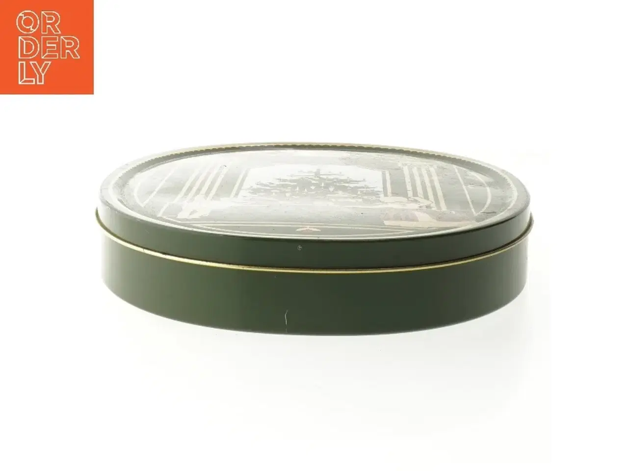 Billede 3 - Dekorativ julekagedåse fra Royal Copenhagen (str. 4,5xØ 32xØ 22 cm)