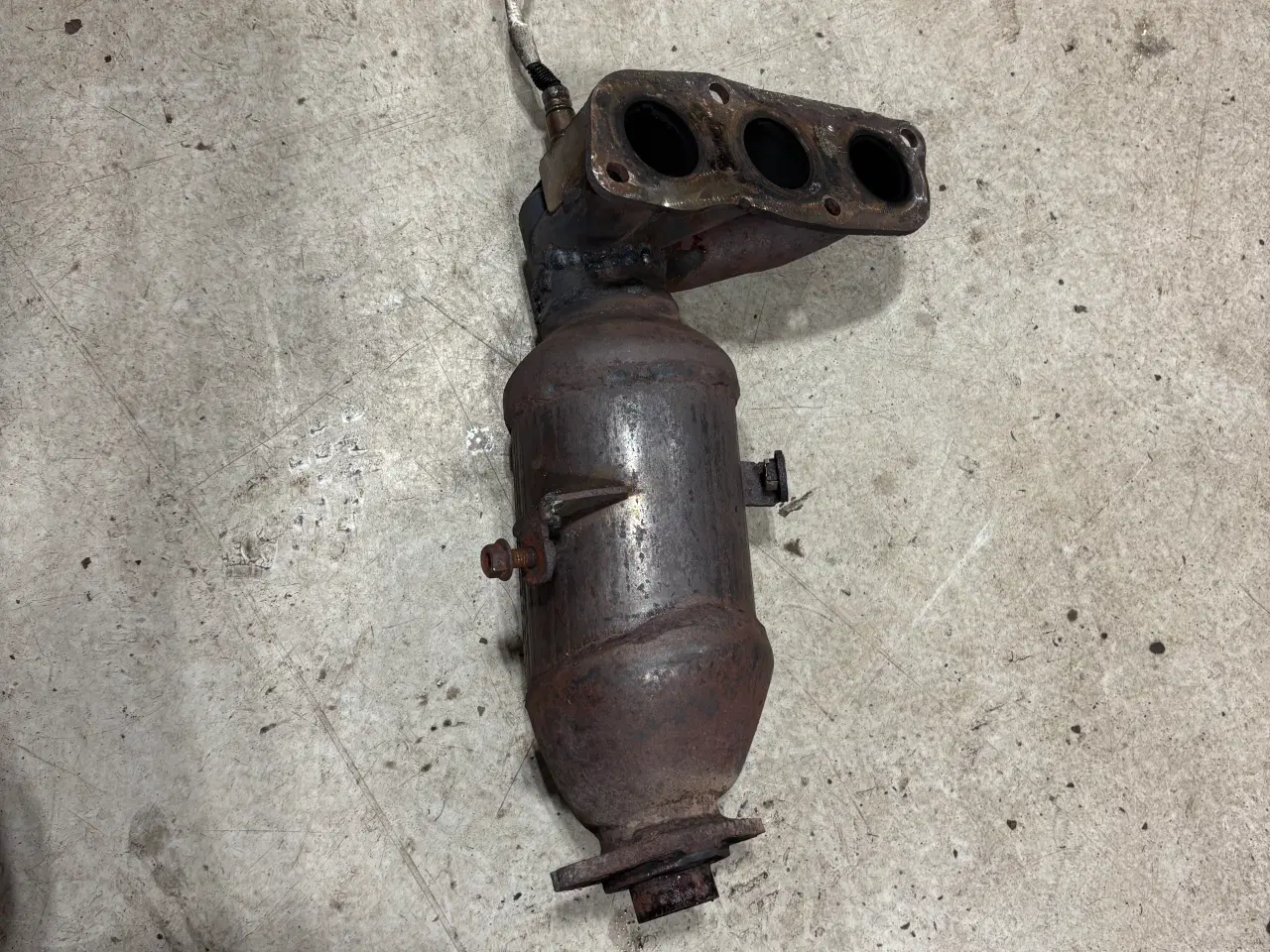 Billede 2 - Manifold med katalysator og lamdasonde