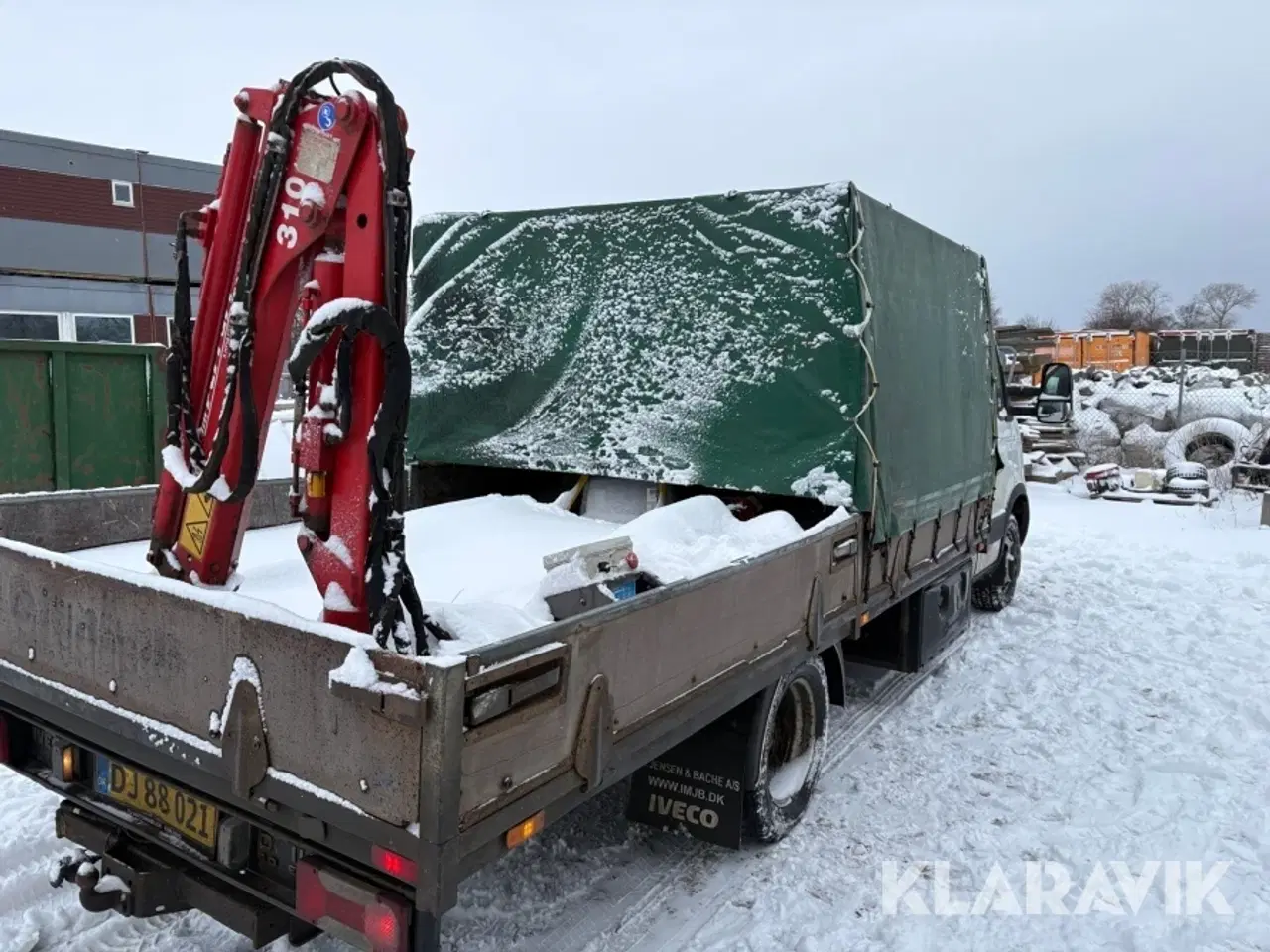 Billede 5 - Varebil Iveco Daily 35C17 med hydraulisk kran