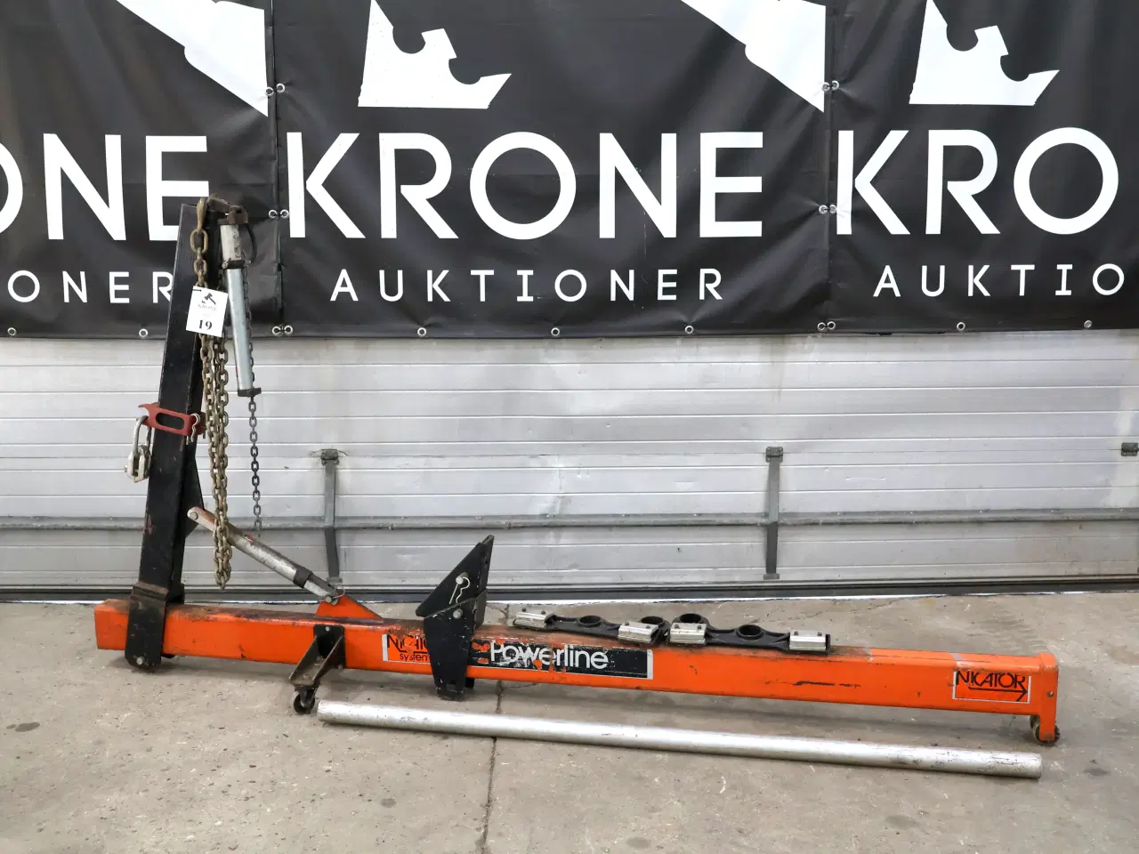 Billede 1 -  Nicator system powerline opretterbænk. 