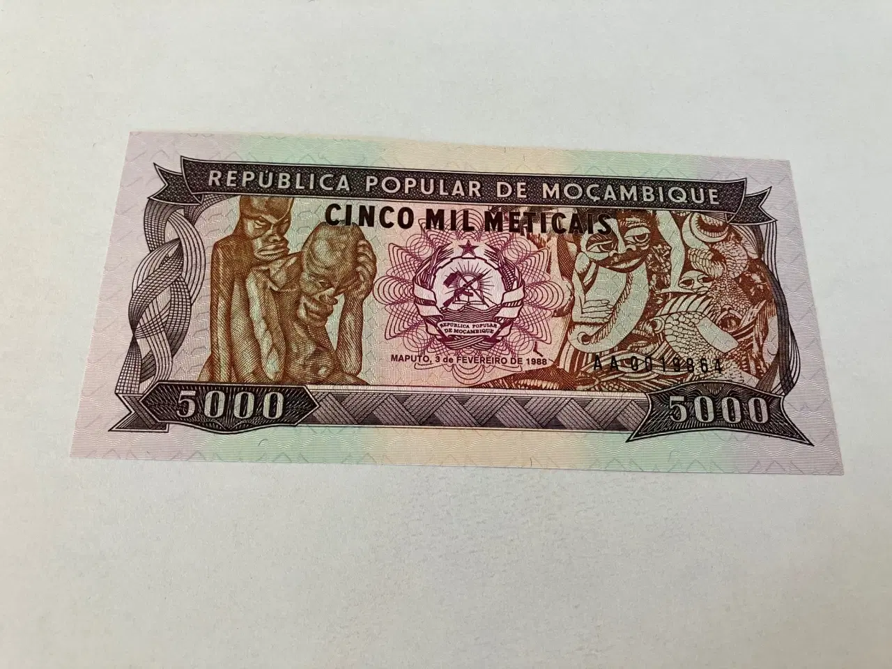 Billede 1 - 5000 Meticais Mozambique