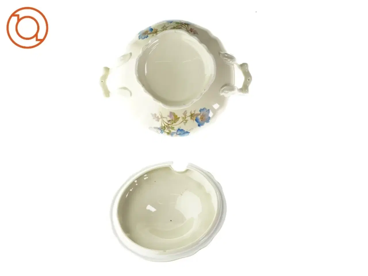 Billede 4 - Suppe terin med låg (str. HØ 15x25 cm)