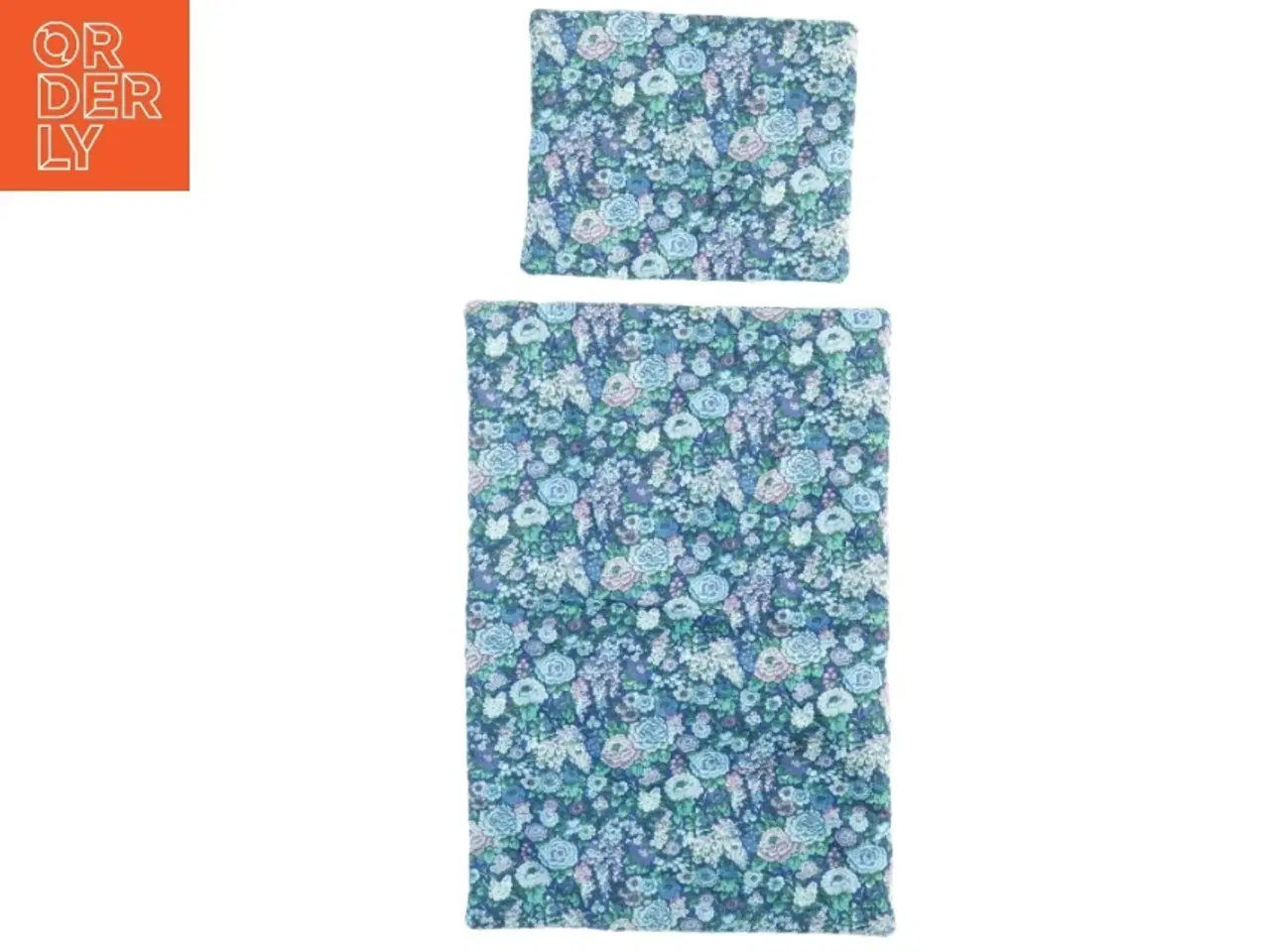 Billede 2 - Liberty dukkedyne og pude (str. 43 x. 30 cm. 23 x. 19 cm)