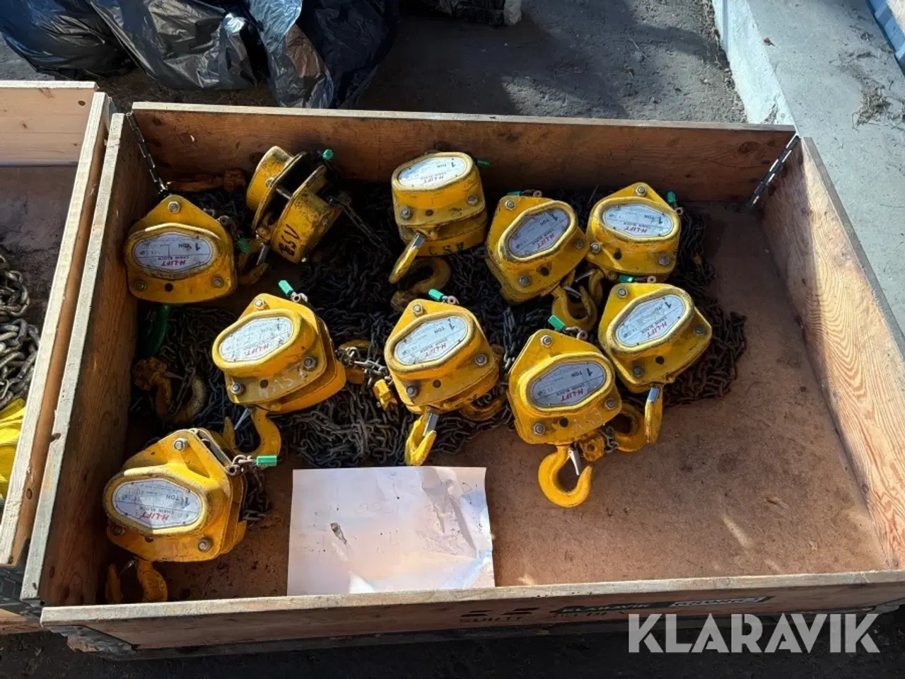 Billede 2 - Krantaljer H-Lift Chain block 10 styk - 1T
