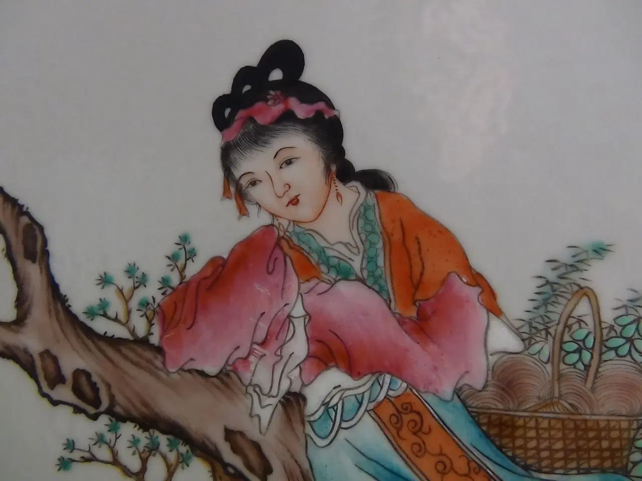 Billede 2 - Kinesisk glasmaleri.