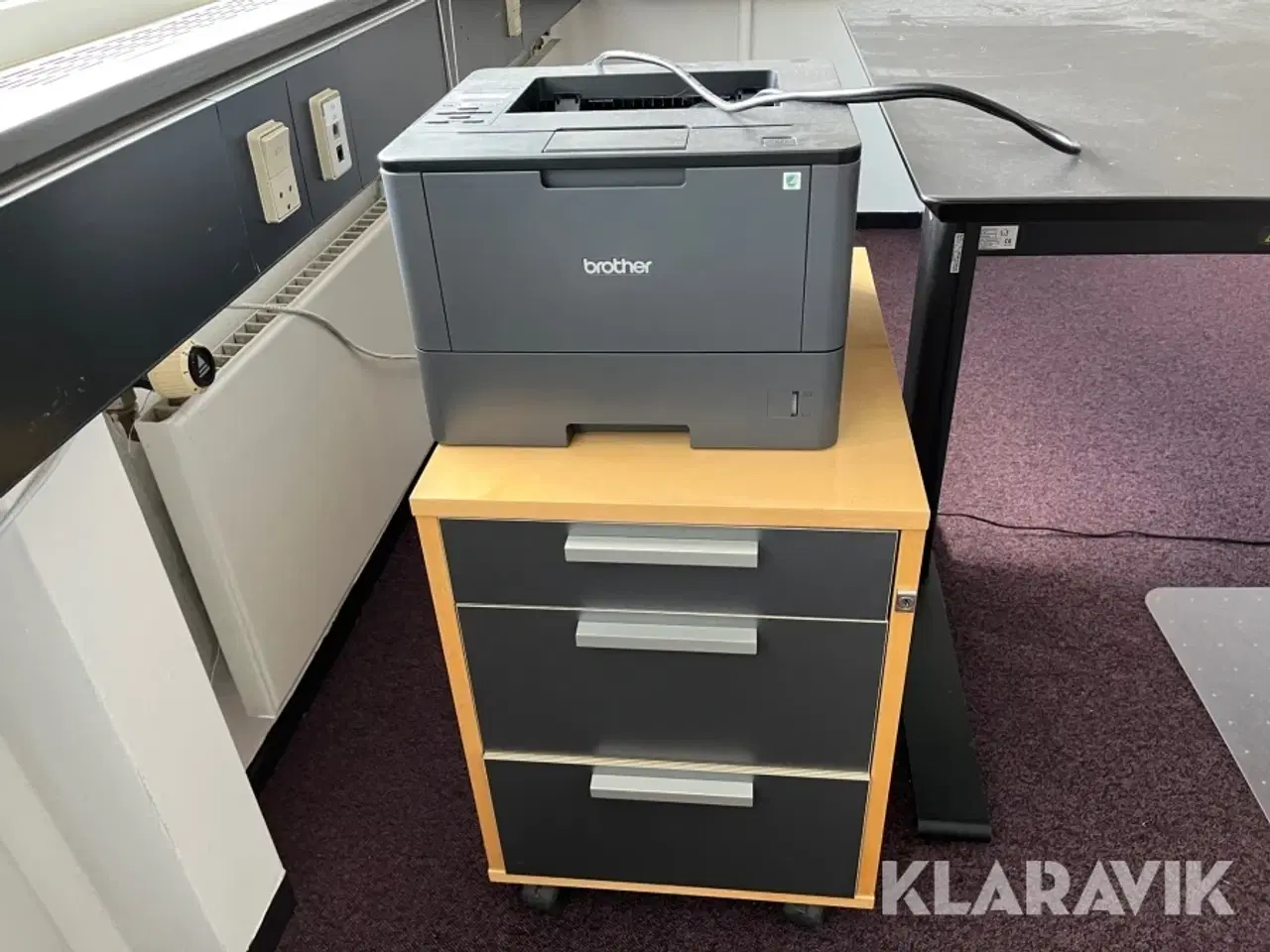 Billede 6 - Hævesænkeborde, skuffer og printer - 4 dele