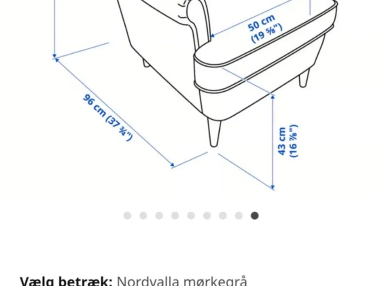 Billede 3 - Ikea lænestol