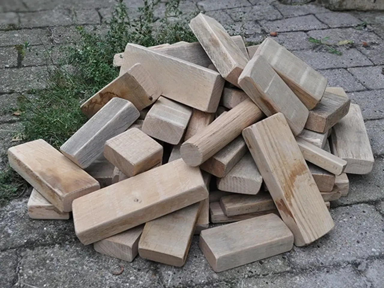 Billede 4 - Klodser til udeleg - egetræ