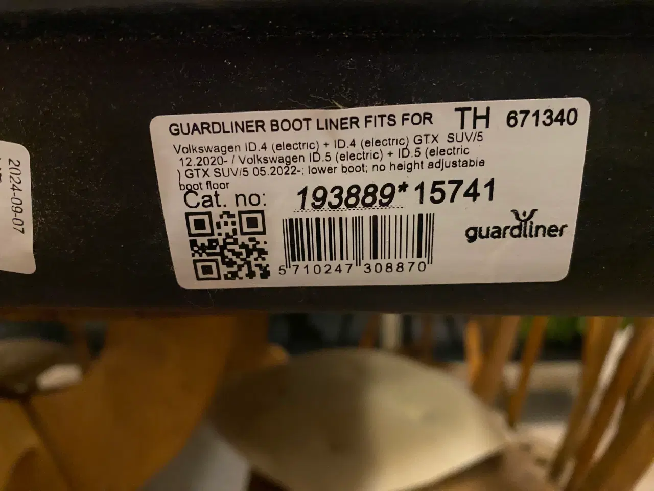 Billede 2 - Bagagerums gummimåtte til VW ID4