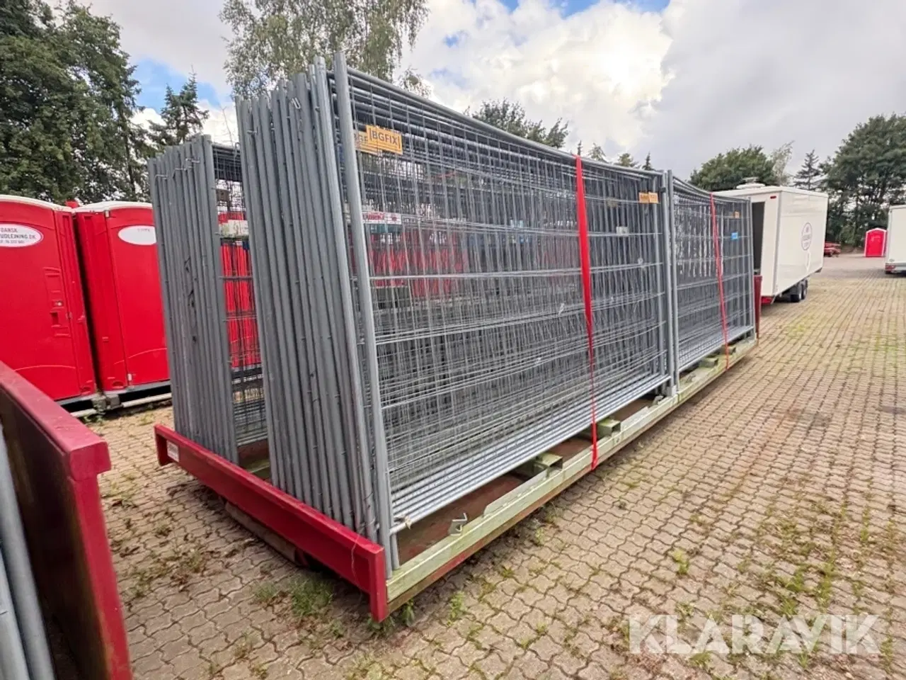 Billede 5 - Wirehejs lad med byggeplads hegn Sj Gruppen 100 styk