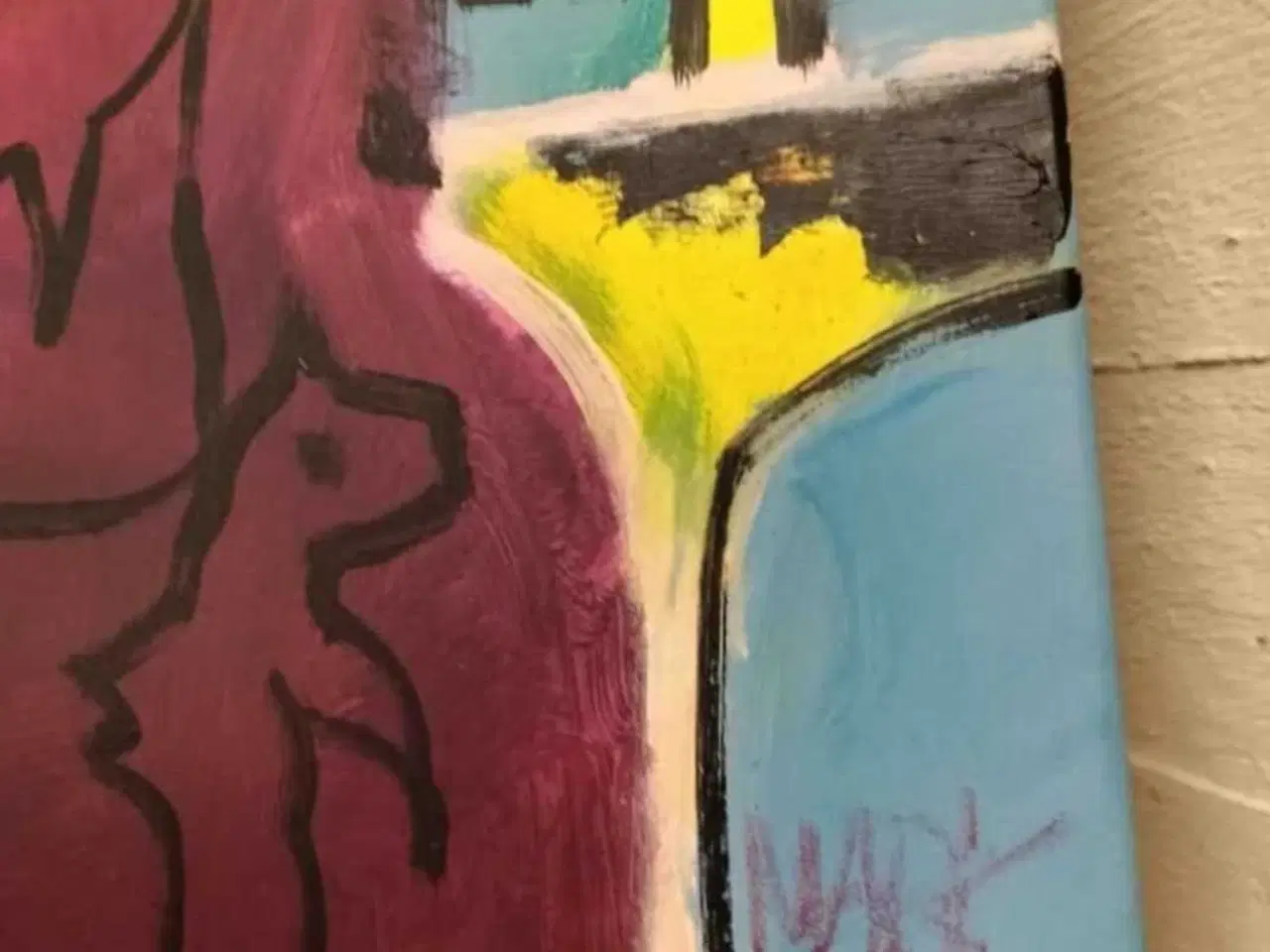 Billede 3 - Flot stort maleri fra MARK