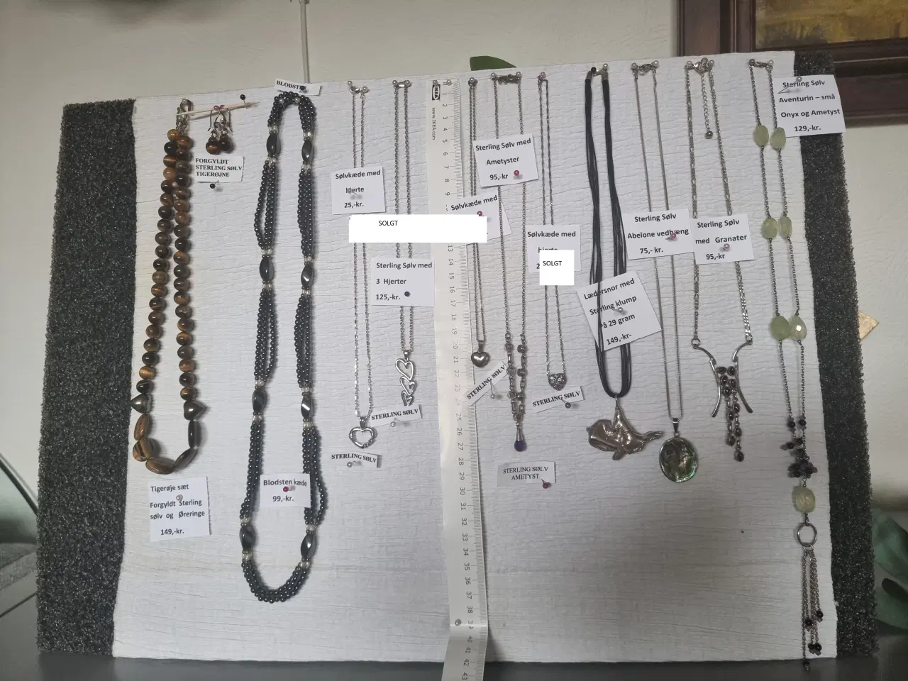 Billede 1 - Diverse sterling sølvhalskæder  / sæt