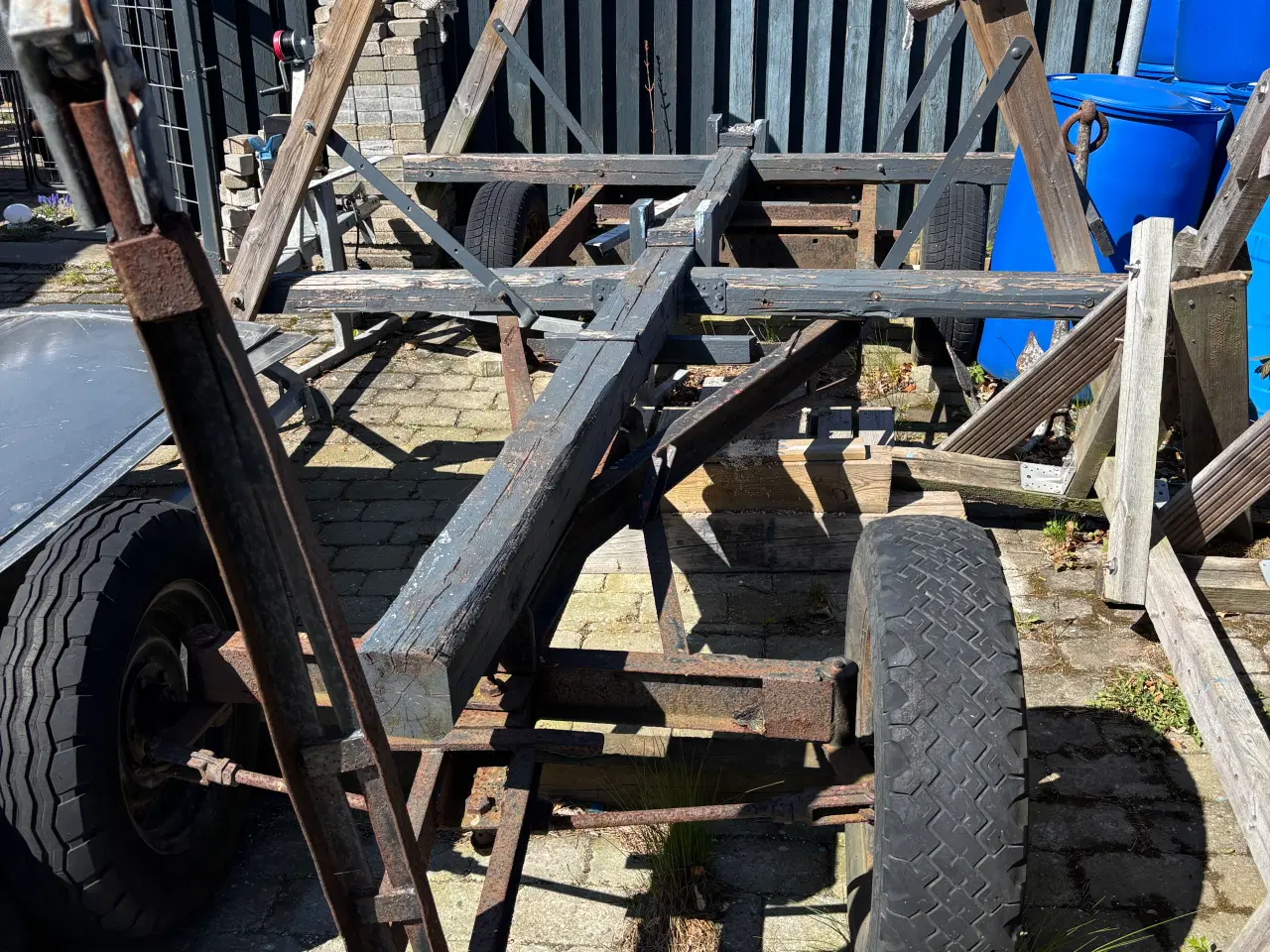 Billede 1 - Bådvogn.