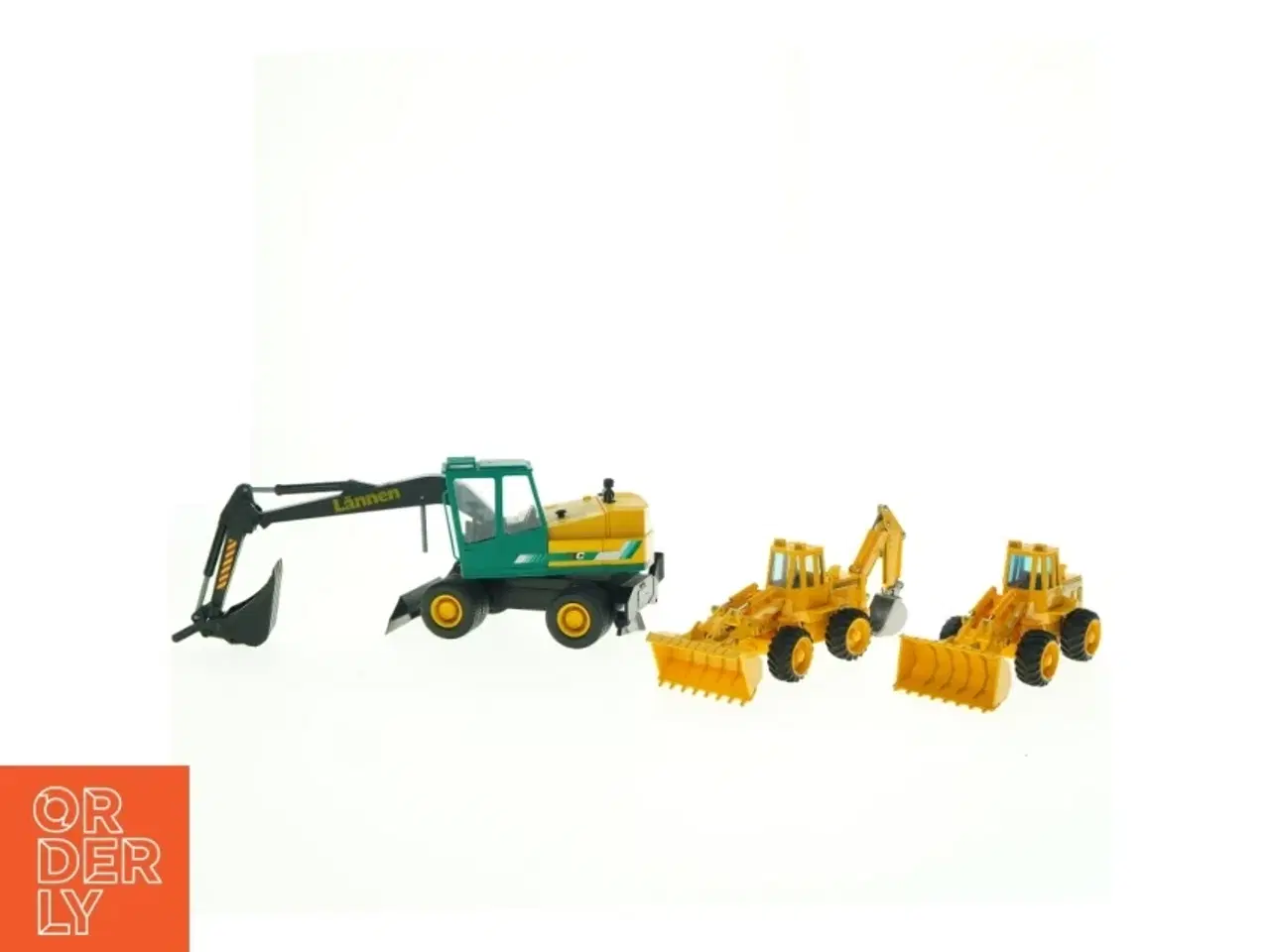 Billede 1 - Sæt med legetøjsmaskiner (str. 33 x 10 cm og 19 x 9 cm)