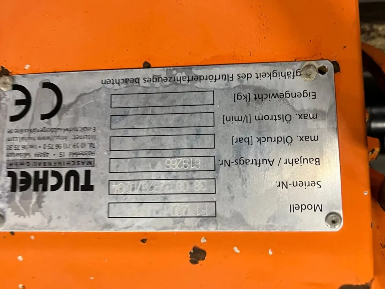 Billede 16 - Tuchel 230 Hydraulisk kost med nylon børster og hydraulisk sving. Brede 2300 o