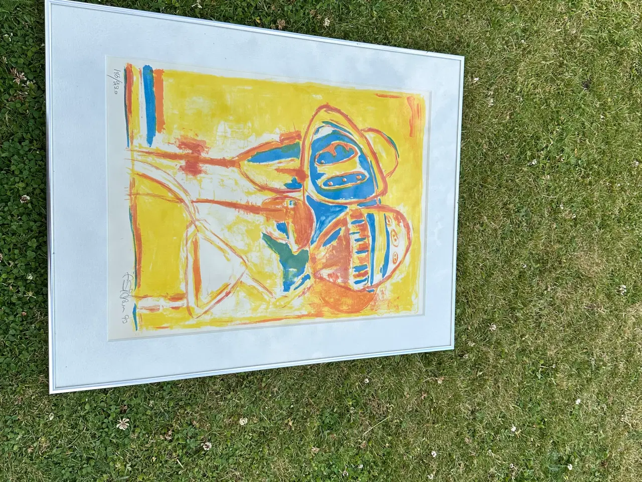 Billede 5 - Farvelitografi, signeret (retro)