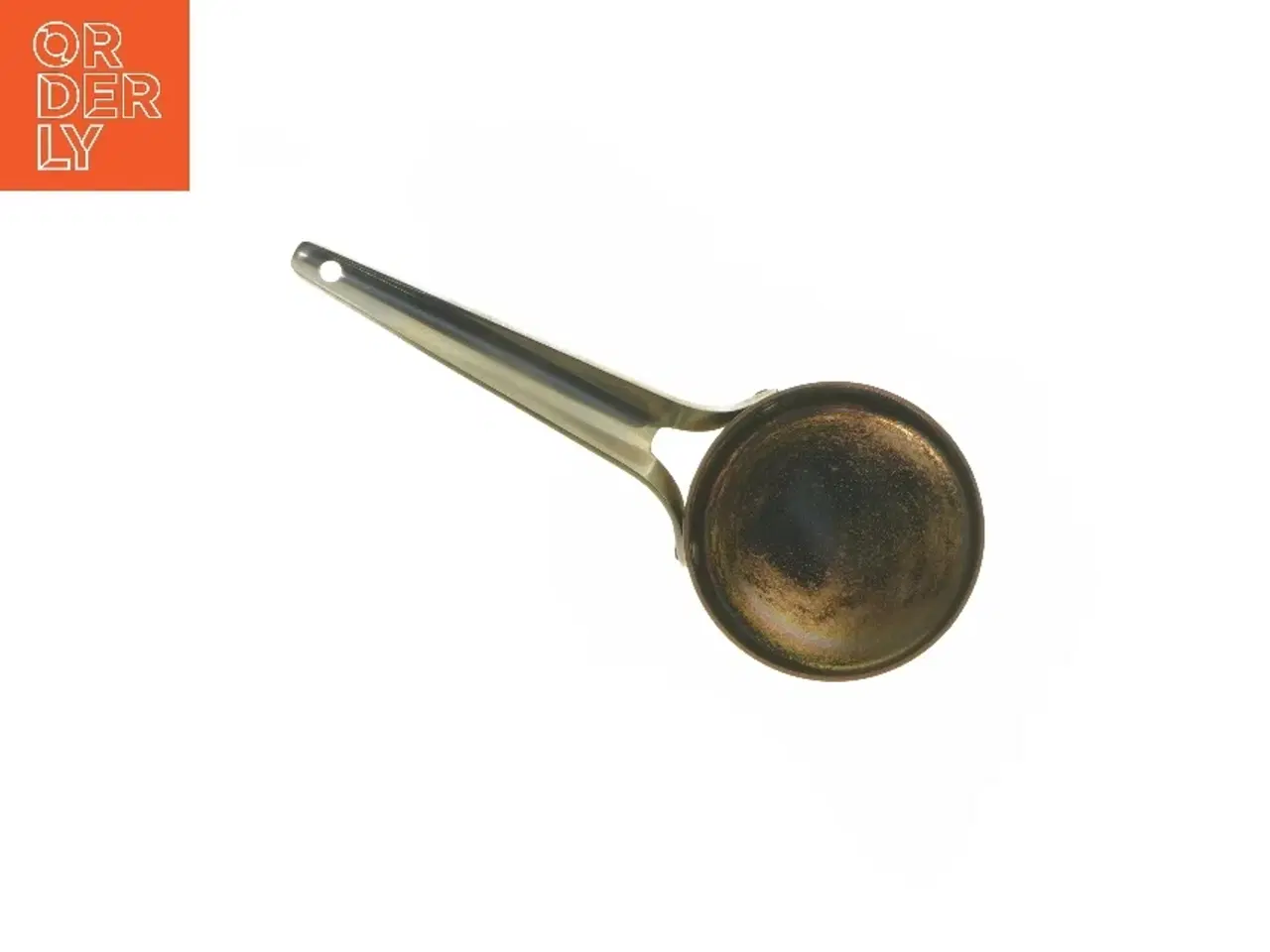 Billede 4 - Kobberkasserolle med håndtag fra Georg Jensen (str. Ø 9x6,5 cm)