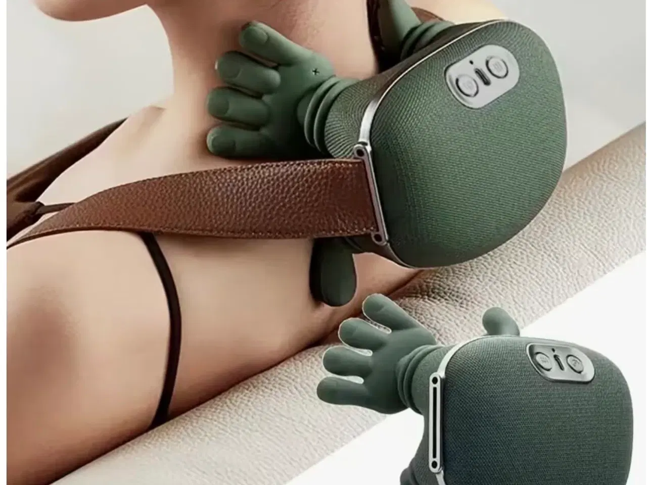 Billede 3 - En justerbar nakkemassager i flere niveauer med 6D