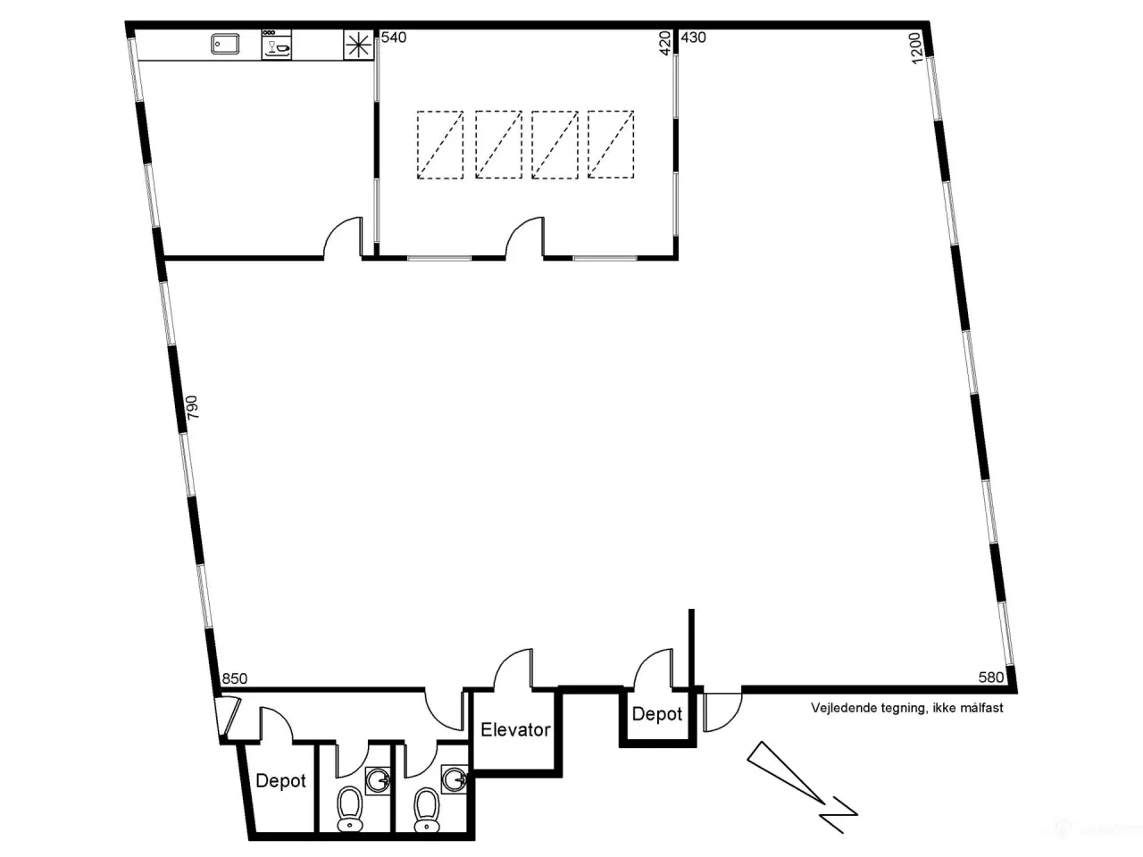 Billede 9 - Egen tagterrasse. elevator og parkering - i hjertet af gågaden!