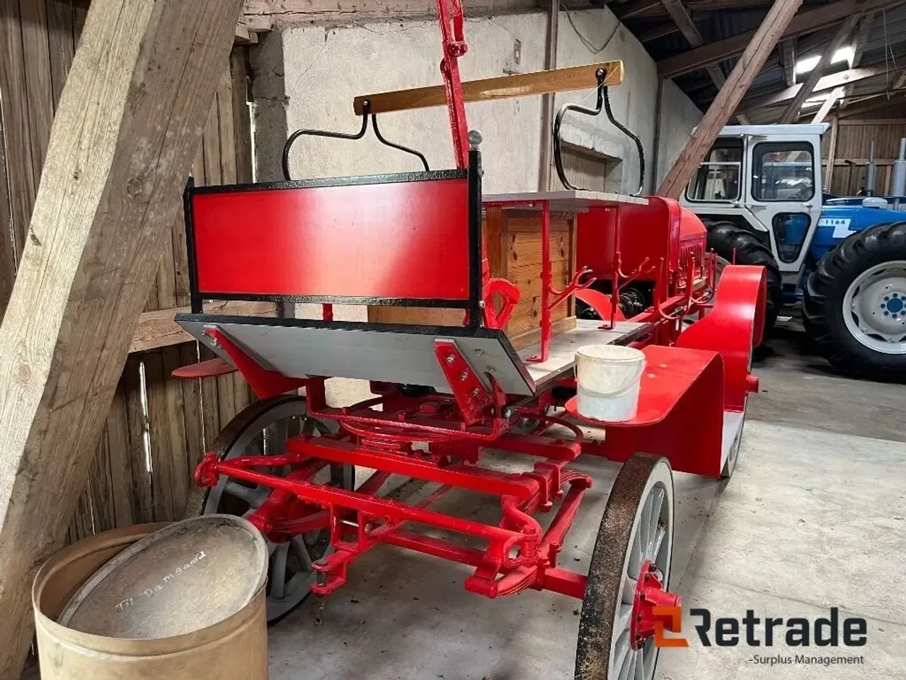 Billede 4 - - - - Brandbil Oldtimer Hestevognsbrandsprøjte Brandhestevogn/Sprøjte Hestevognssprøjte