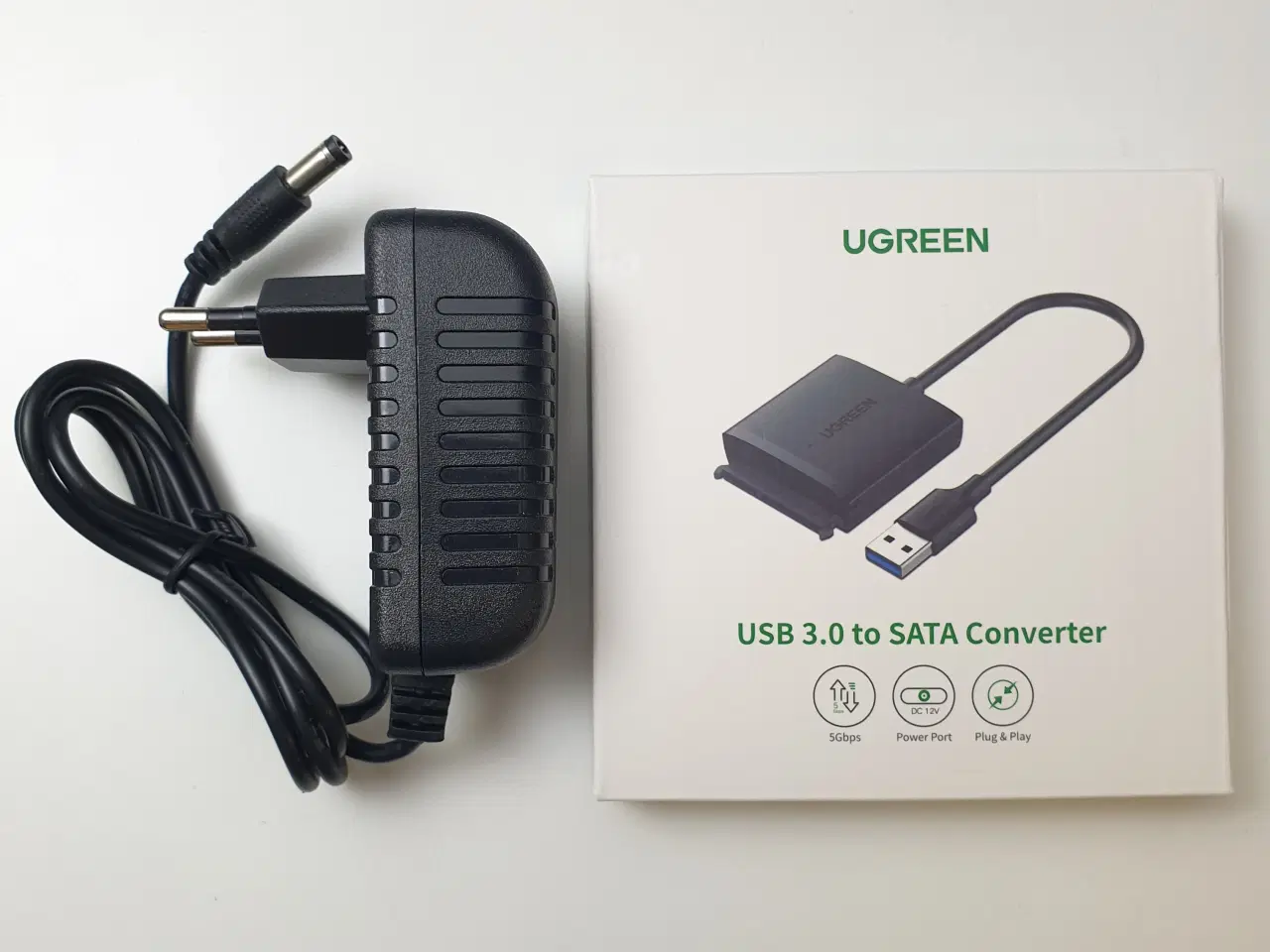 Billede 2 - USB 3.0 til SATA 2.5" & 3.5" + 12V STRØMFORSYNING