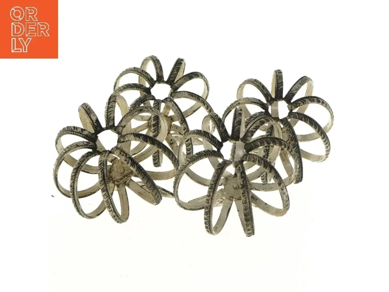 Billede 2 - Sæt med fire dekorative æbleformede figurer (str. Ø 8 cm)