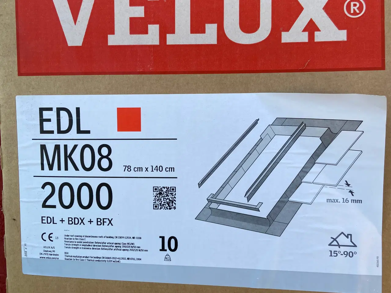 Billede 1 - Velux inddækningssæt EDL MK08 2000