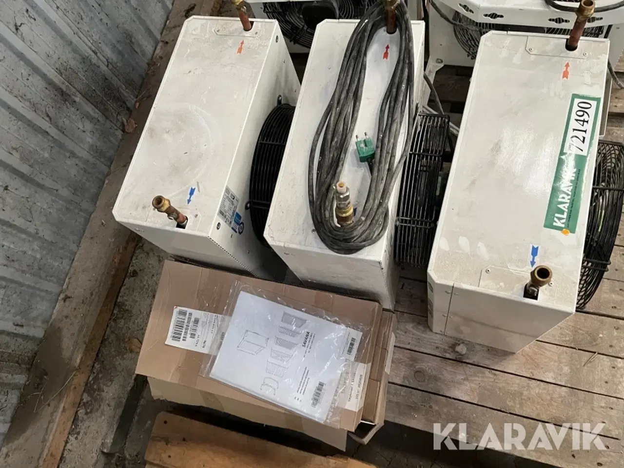 Billede 5 - Kalorifere blæsere 2VV SAV-2-2R-1AC-0-0 3 styk inklusiv ophæng.