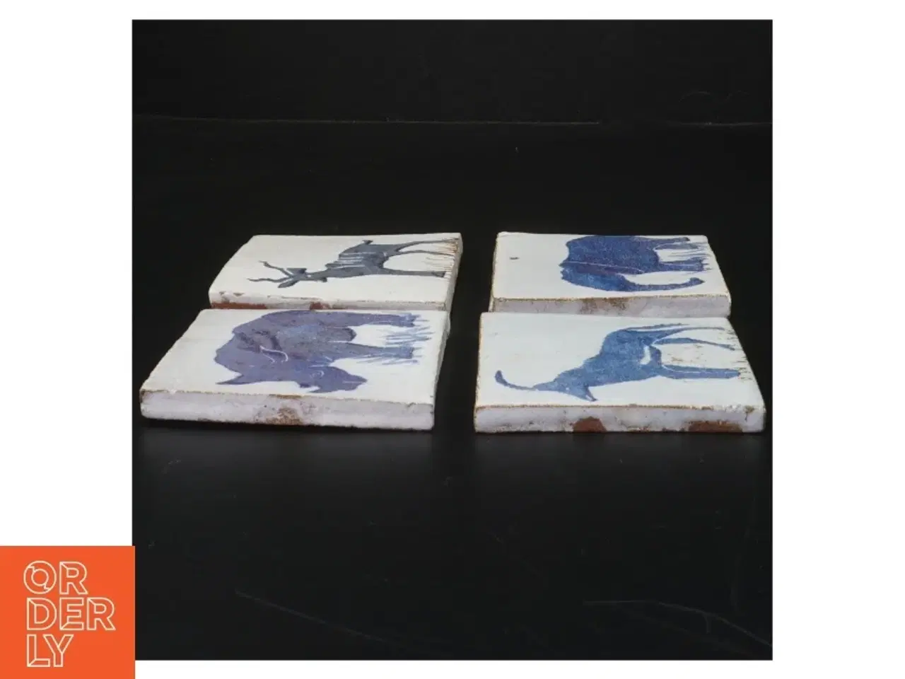 Billede 2 - Dekorative fliser med dyremotiver (str. 9 x. 9 cm)