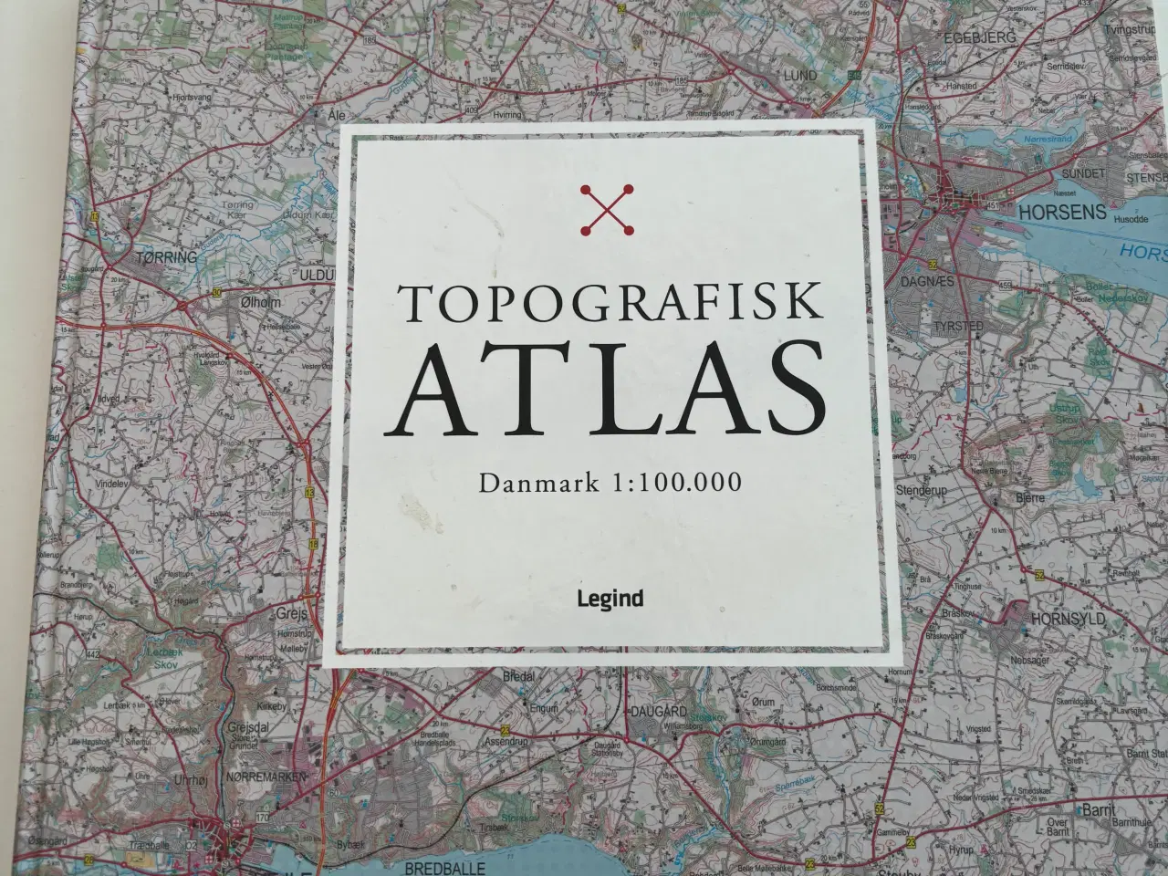 Billede 1 - Atlas, topografisk, Danmark