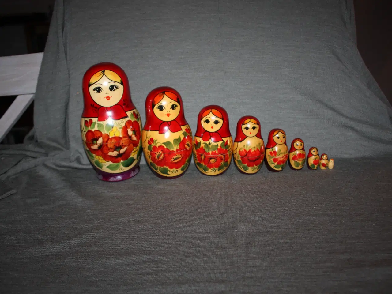 Billede 4 - Dukker Babushka matryoshka højde 19 cm 9 stk.