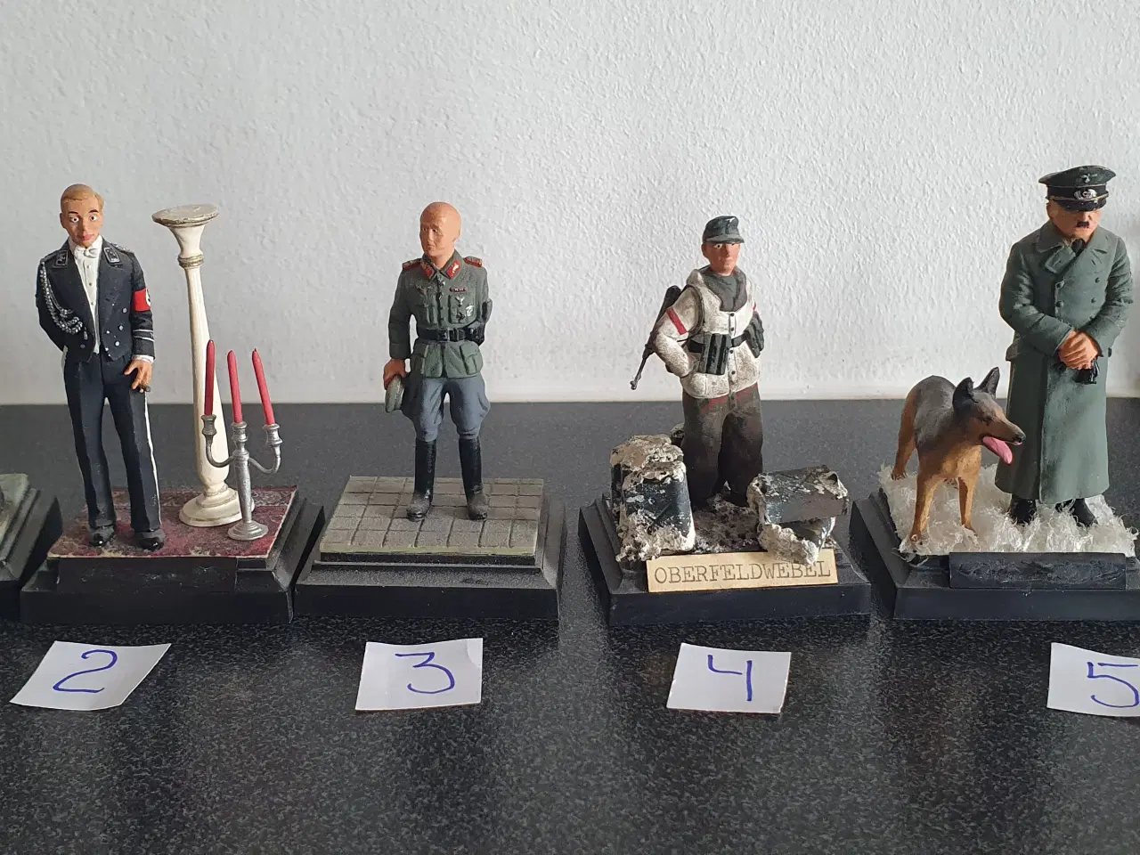 Billede 1 - Tyske WW2 soldater i tin.