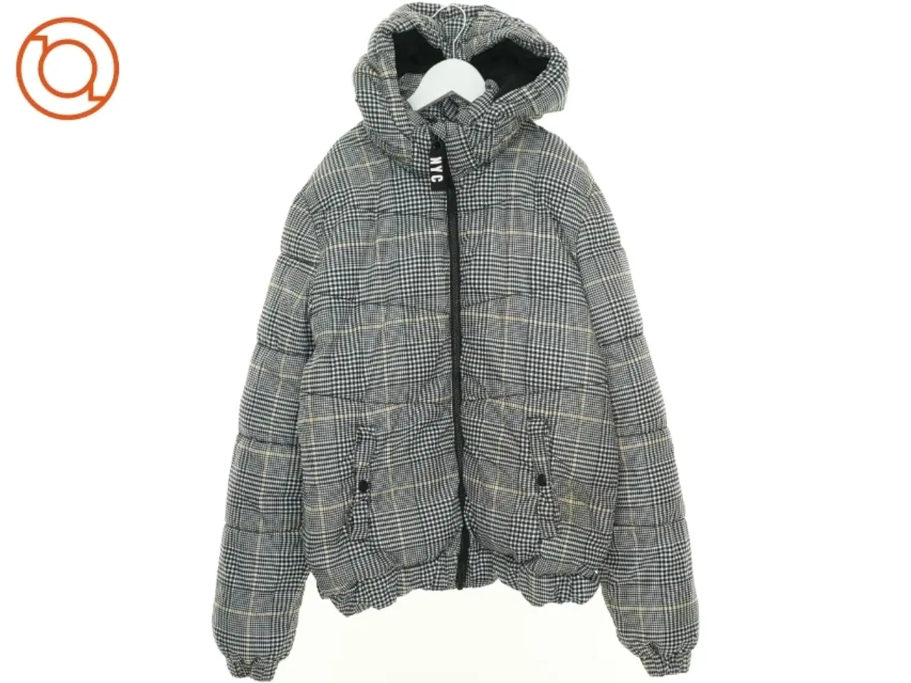 Billede 1 - Pepita Ternet jakke med hætte fra H&M (str. 170 cm)
