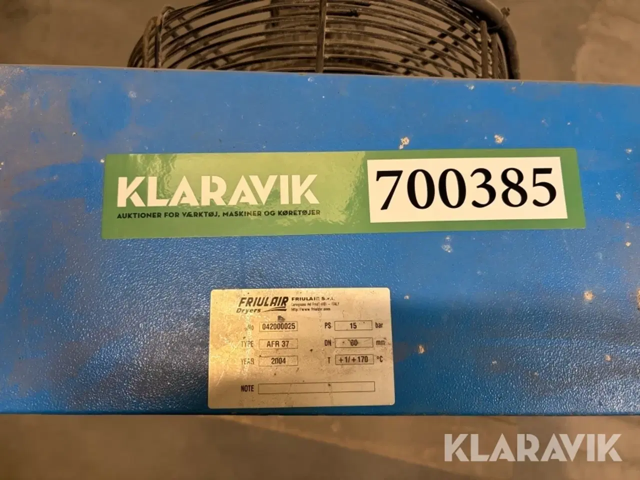 Billede 9 - Tryklufttørrer Friulair AFR37