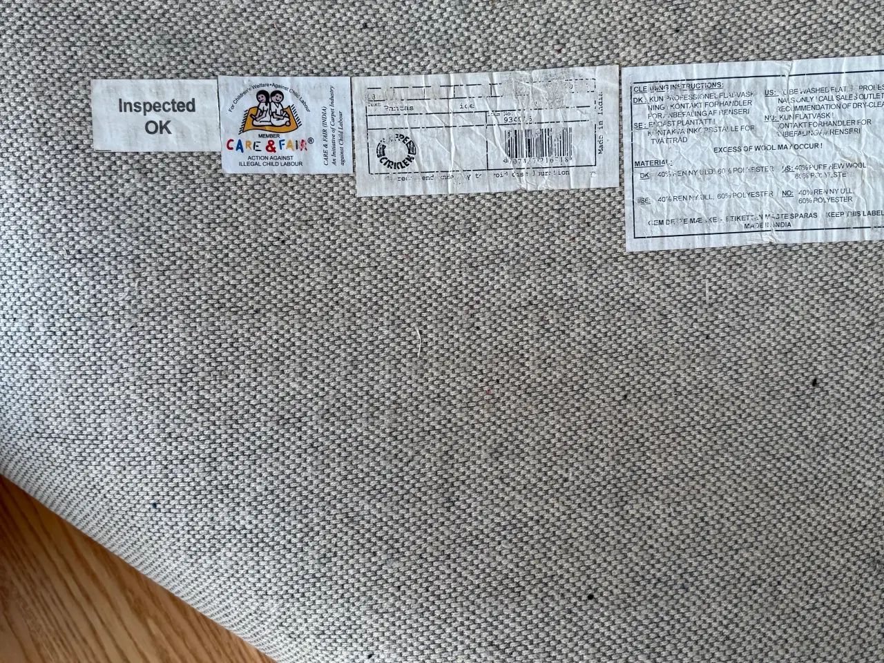 Billede 3 - Ryatæppe grå