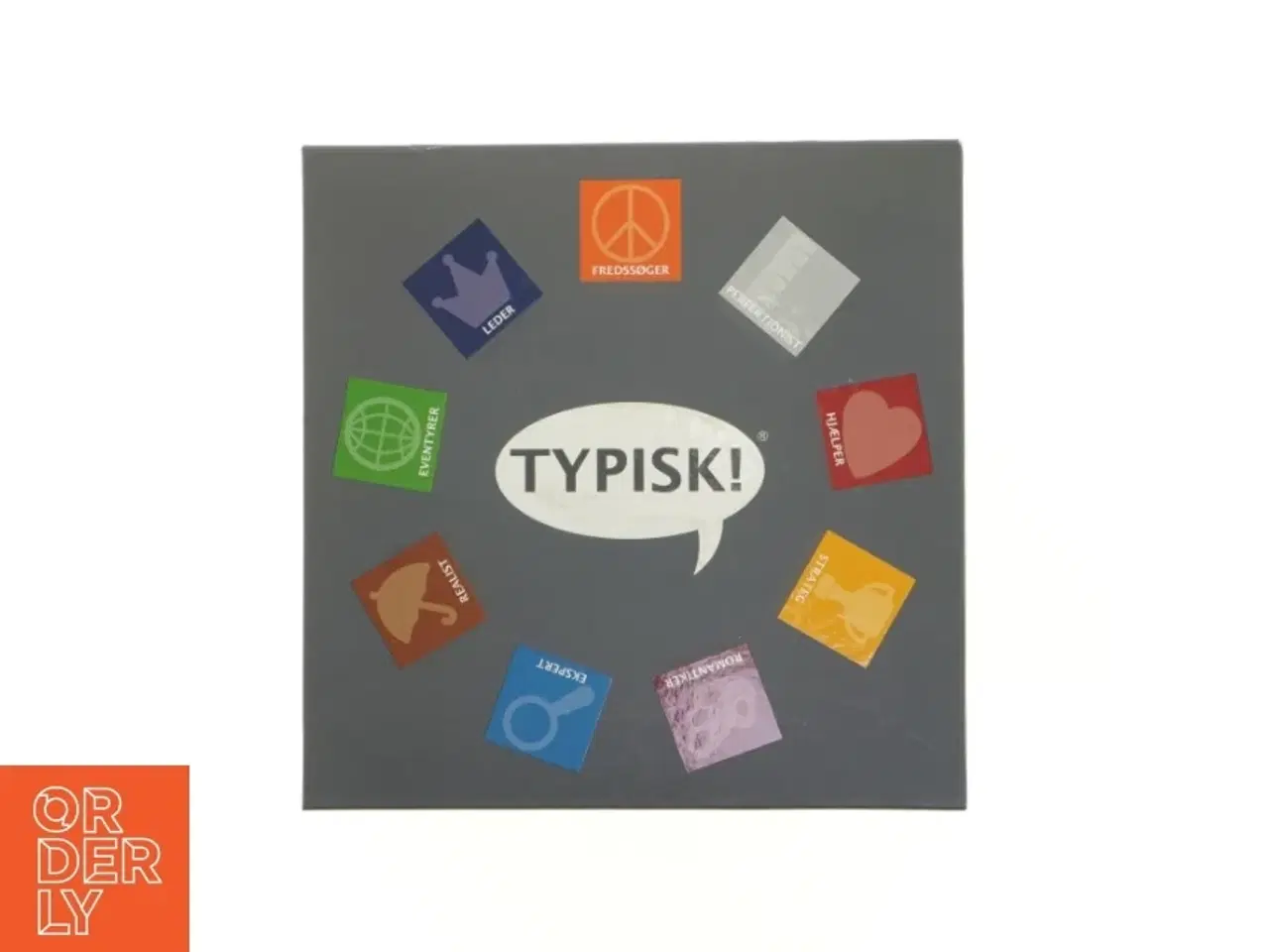 Billede 1 - TYPISK! Brætspil fra Linie Design (str. Plade 42 x 42 cm)