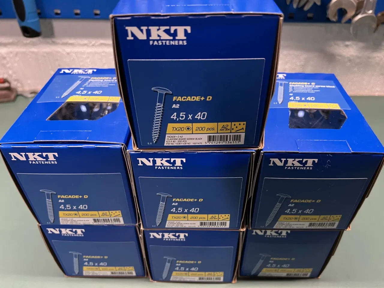 Billede 1 - NKT Facade skruer Rustfri 4,5 x 40 mm