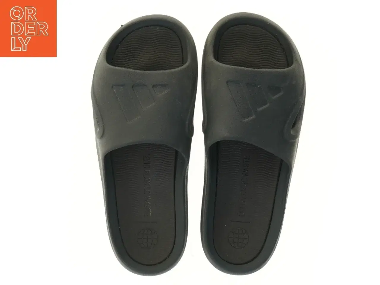 Billede 5 - Mørke / Sorte badesandaler fra Adidas (str. længde 29 cm)ca str 44