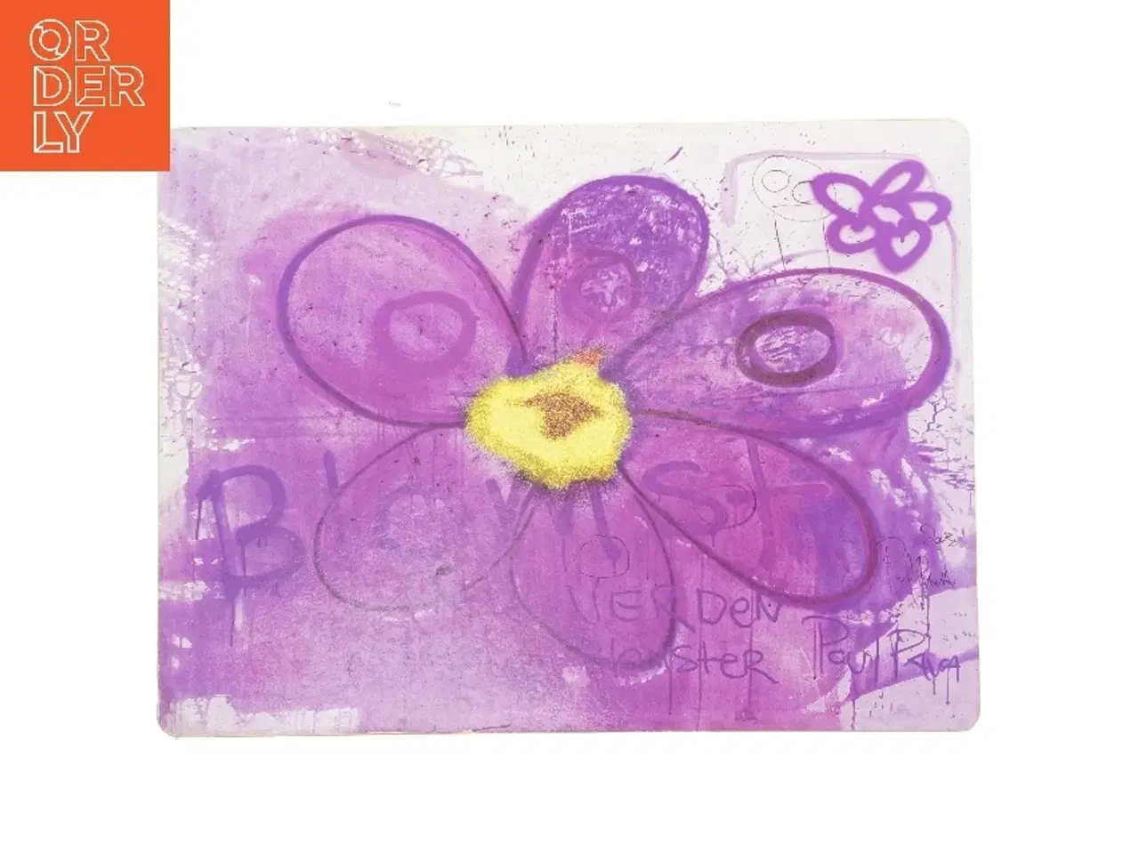 Billede 5 - Poul Pava dækkeservietter med abstrakte kunsttryk (str. 5 stk 39,5x29,5 cm)