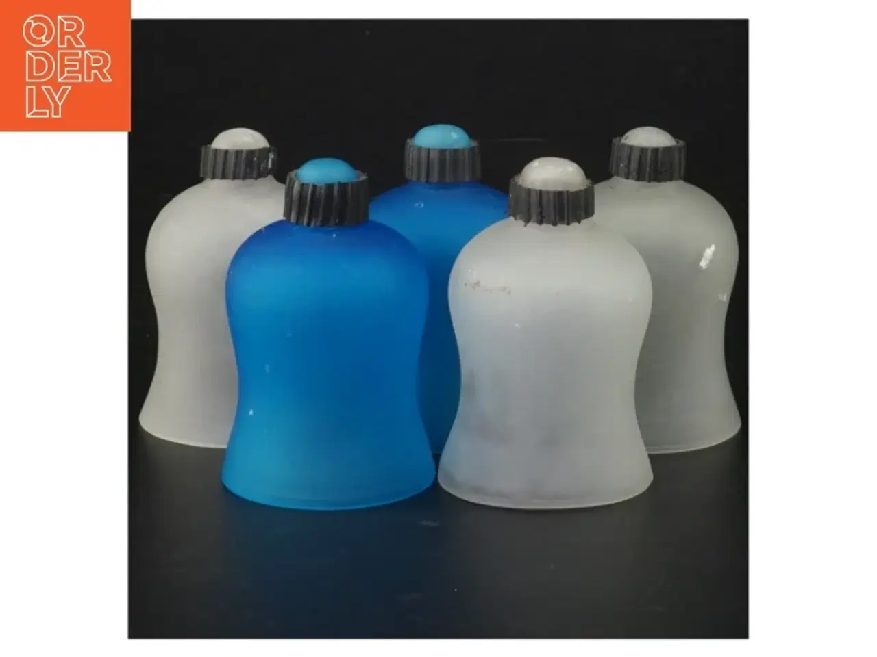 Billede 1 - Glasklokker (str. 9 cm. 5 styk)