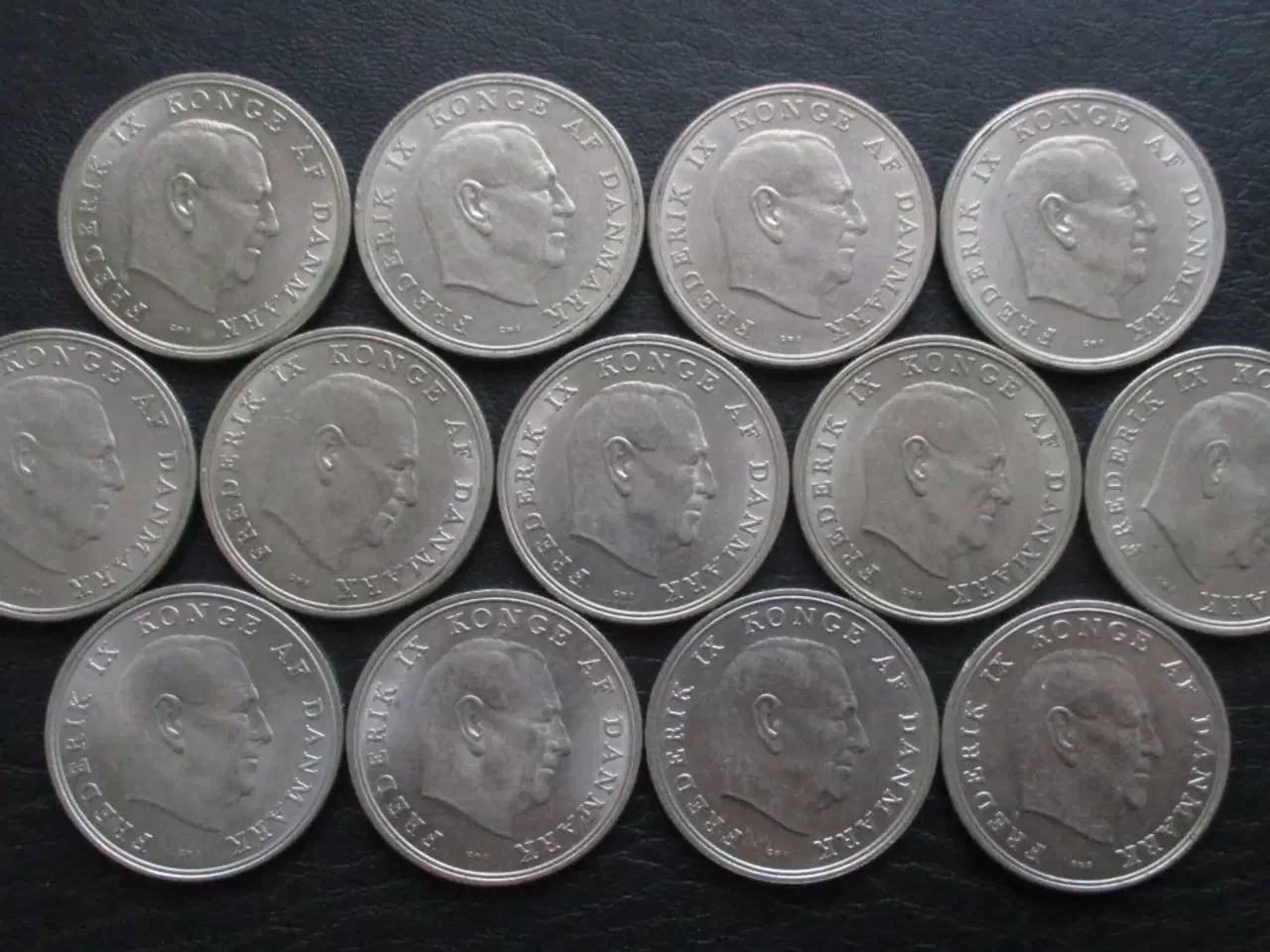 Billede 2 - 5 kr 1960-1972 Fr. IX komplet sæt møntskær