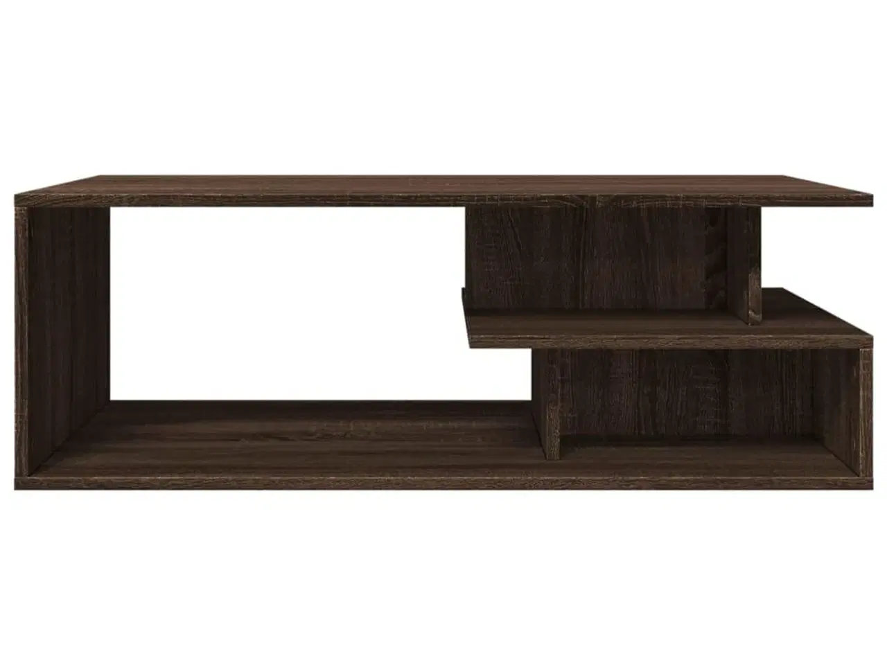 Billede 4 - Sofabord 102x55x35 cm konstrueret træ brun egetræsfarve